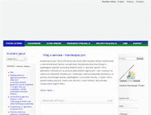 Tablet Screenshot of klawiterapia.com